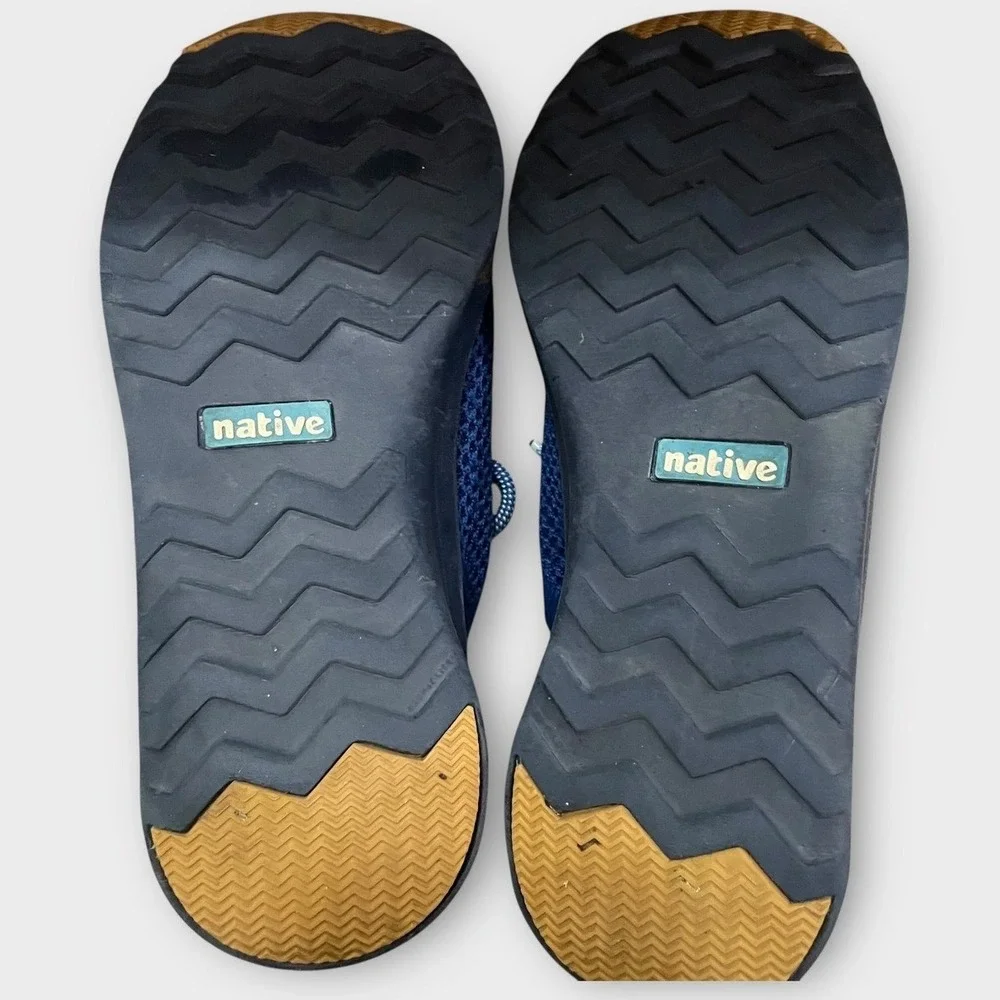 Native Shoes‎ AP Mercury Navy Liteknit Lace Up Sneakers Unisex Youth 4.5 Outdoor